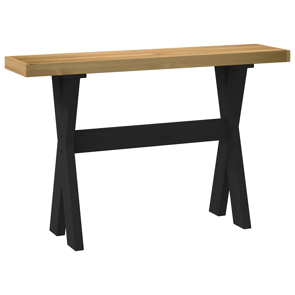 vidaXL Stolik konsolowy, NOAIN, 120x30x75 cm, lite drewno sosnowe