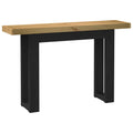 vidaXL Stolik konsolowy, NOAIN, 120x30x75 cm, lite drewno sosnowe