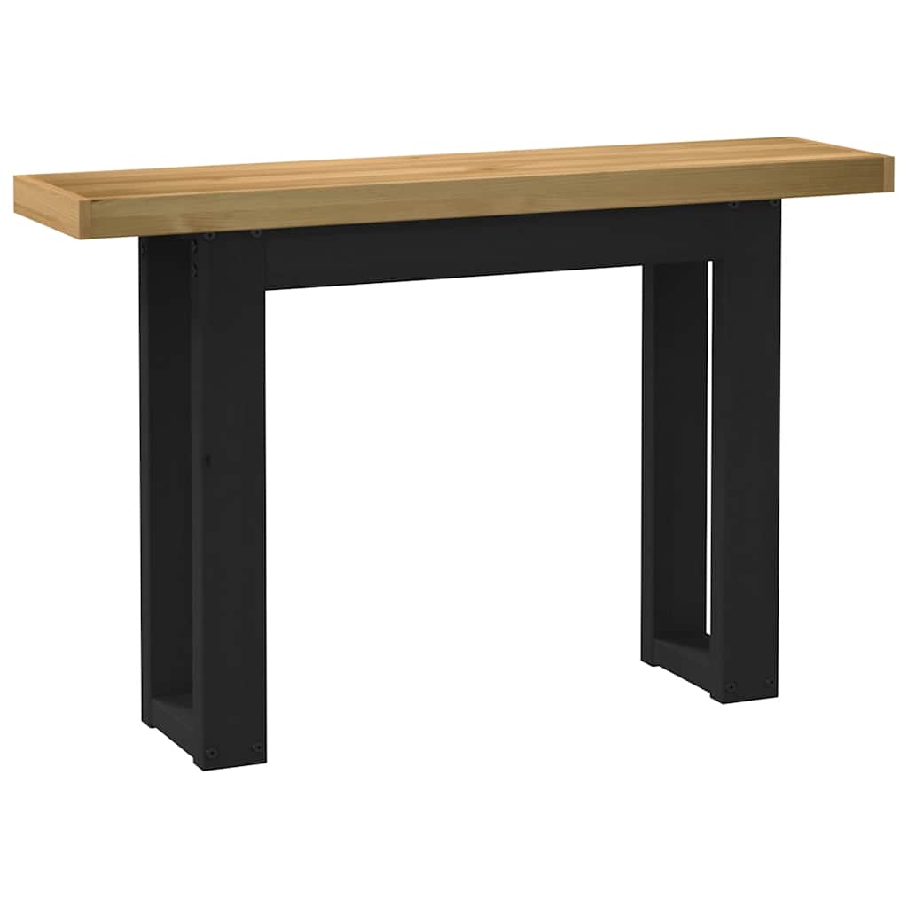 vidaXL Stolik konsolowy, NOAIN, 120x30x75 cm, lite drewno sosnowe