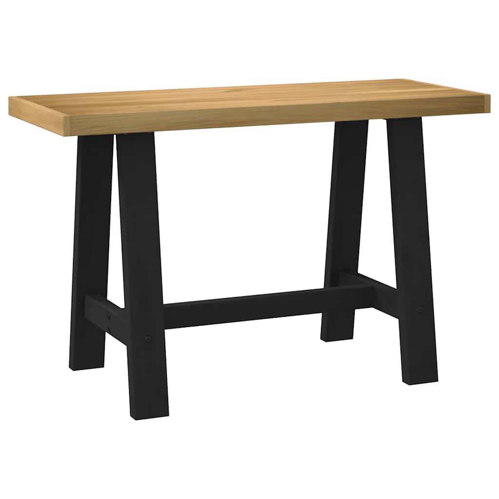 vidaXL Biurko, NOAIN, 120x50x75 cm, lite drewno sosnowe