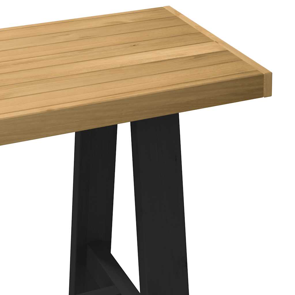 vidaXL Biurko, NOAIN, 120x50x75 cm, lite drewno sosnowe