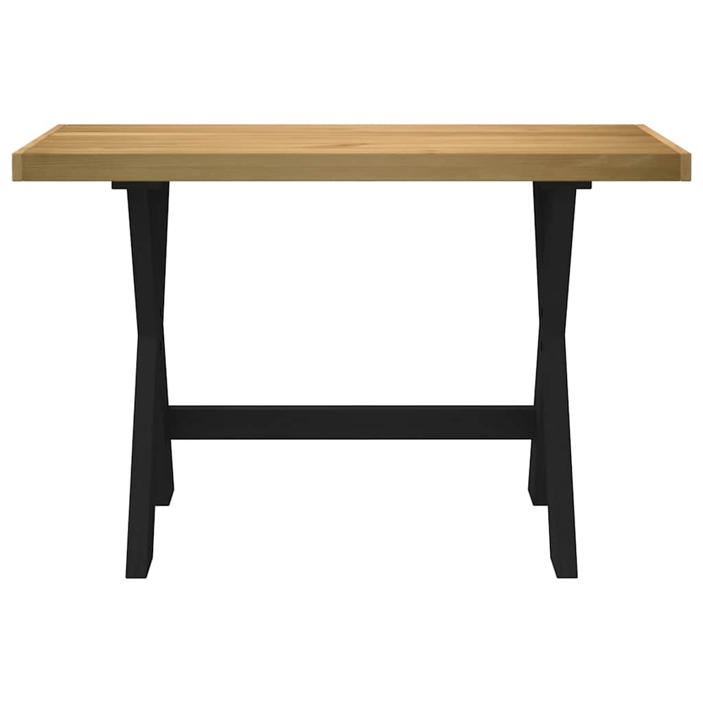 vidaXL Biurko, NOAIN, 120x50x75 cm, lite drewno sosnowe