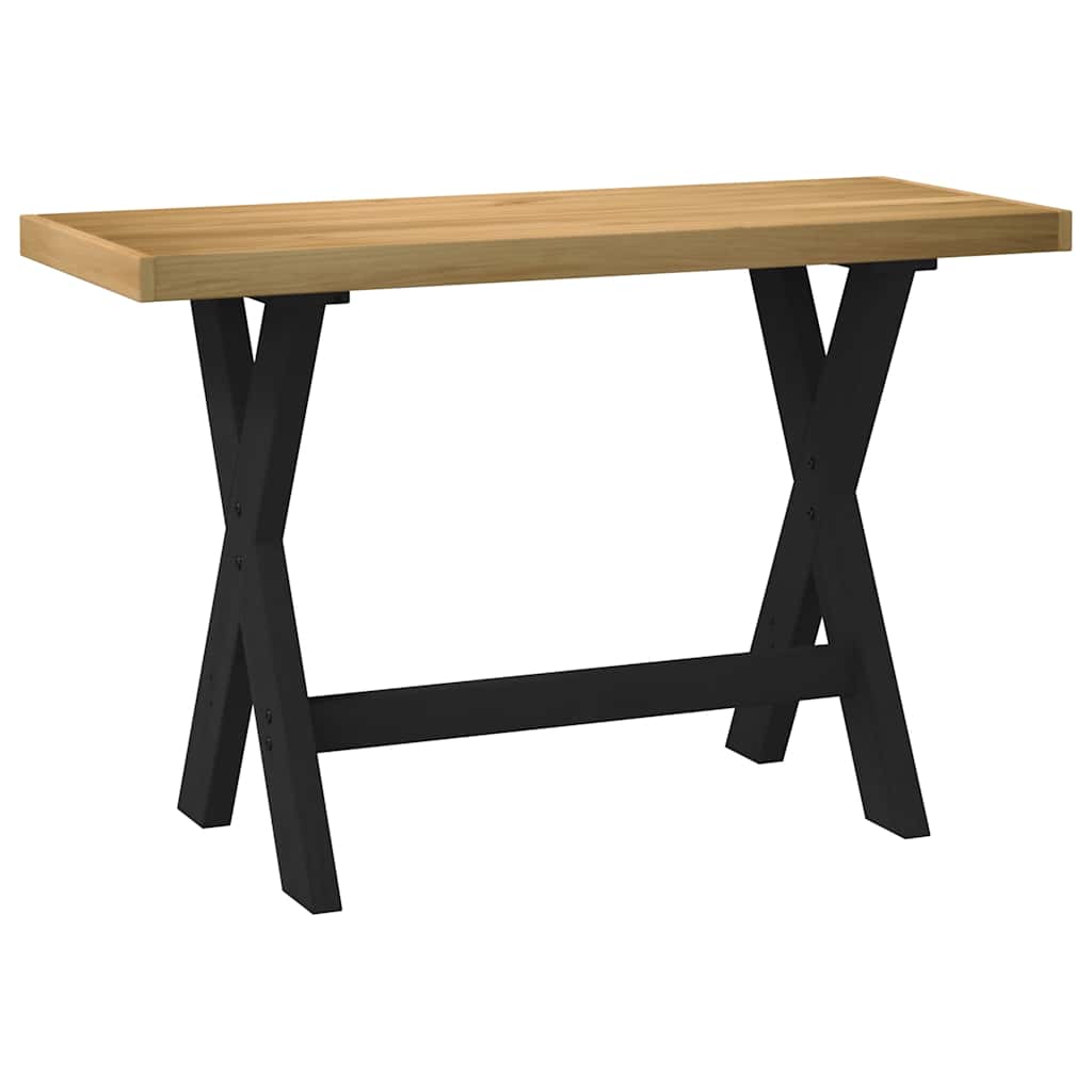 vidaXL Biurko, NOAIN, 120x50x75 cm, lite drewno sosnowe