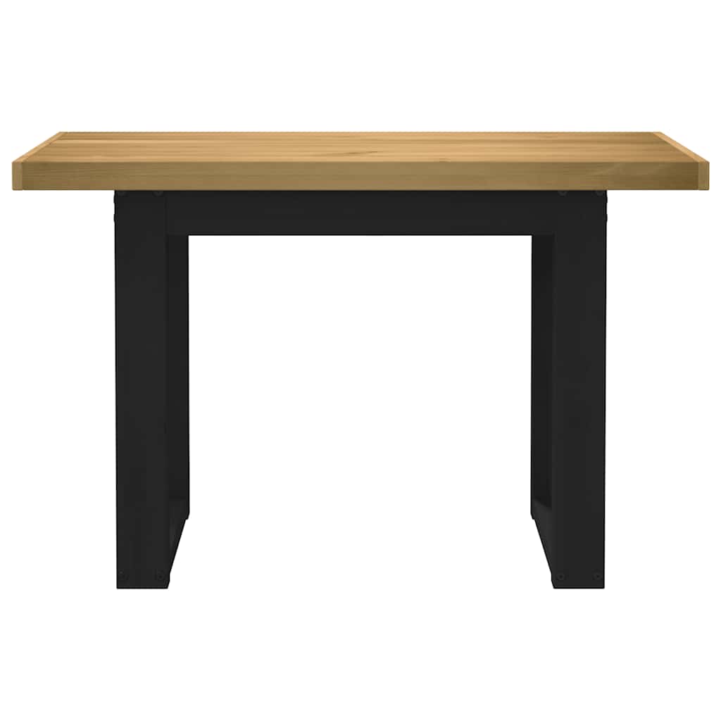 vidaXL Biurko, NOAIN, 120x50x75 cm, lite drewno sosnowe