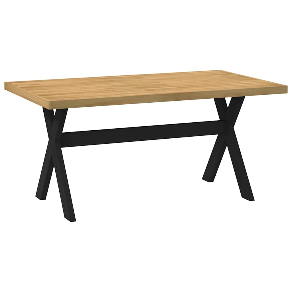 vidaXL Stół jadalny, NOAIN, 160x90x75 cm, lite drewno sosnowe
