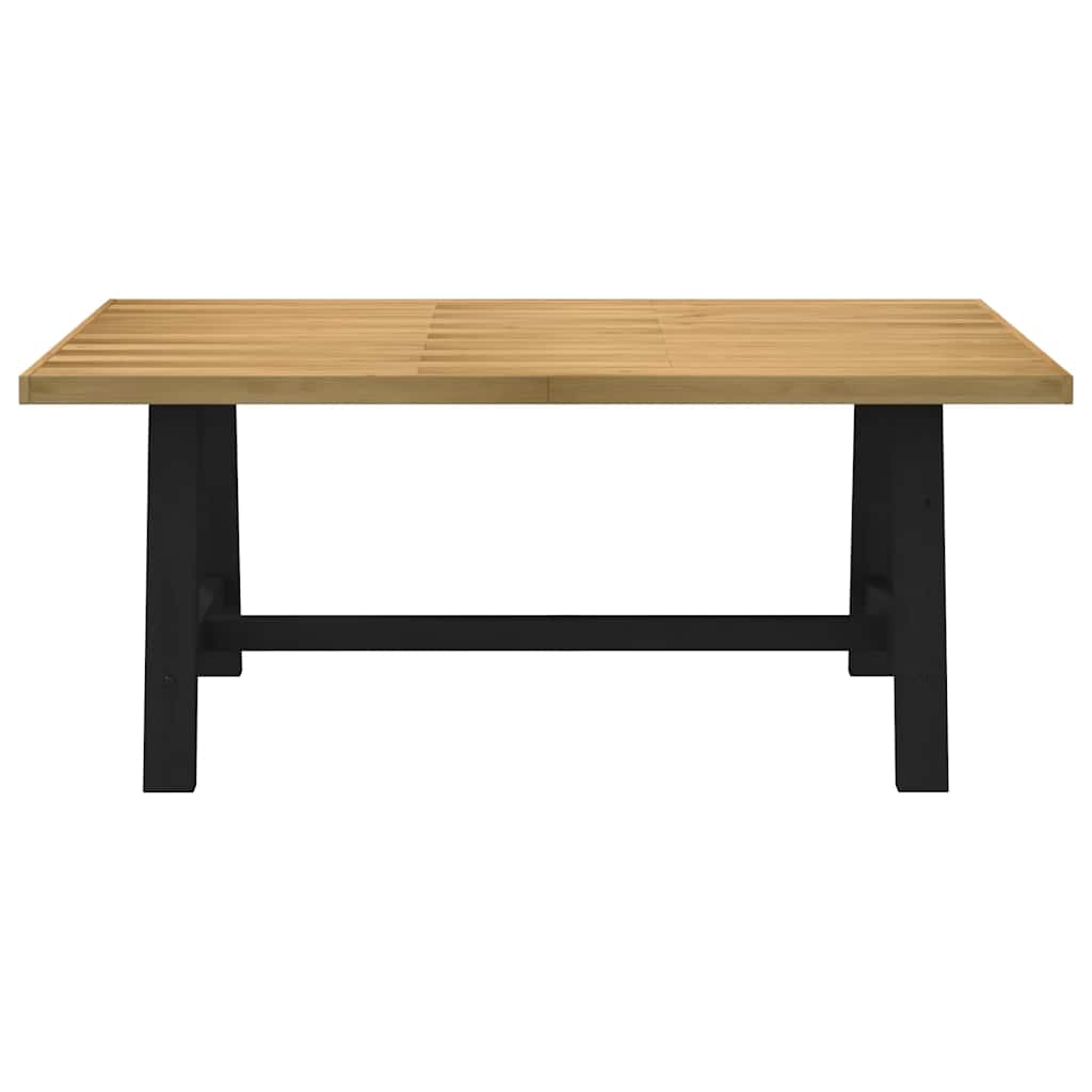 vidaXL Stół jadalny, NOAIN, 180x90x75 cm, lite drewno sosnowe