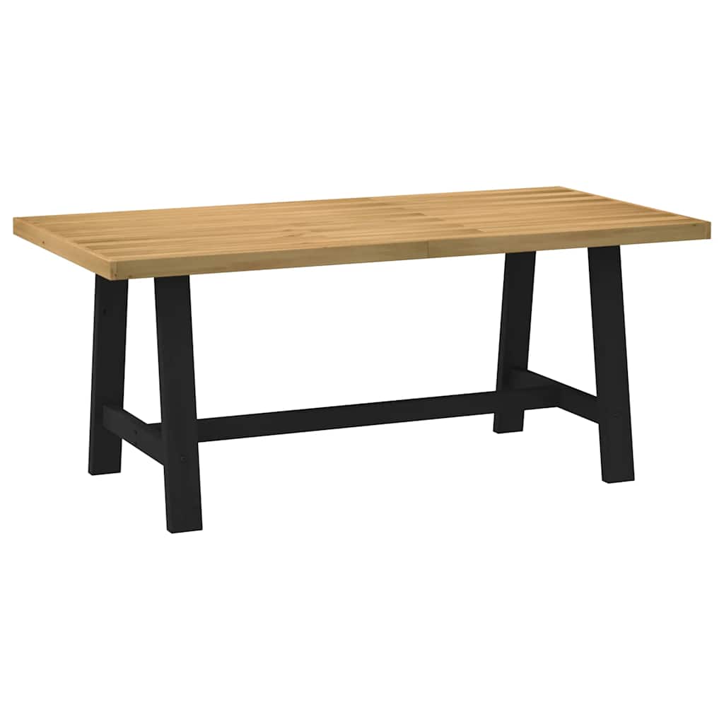 vidaXL Stół jadalny, NOAIN, 180x90x75 cm, lite drewno sosnowe