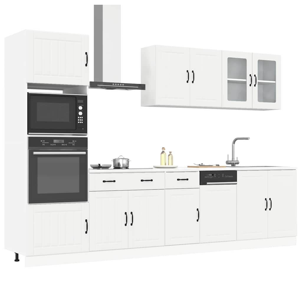 vidaXL Zestaw szafek kuchennych, Kalmar, 7-częściowy, biała