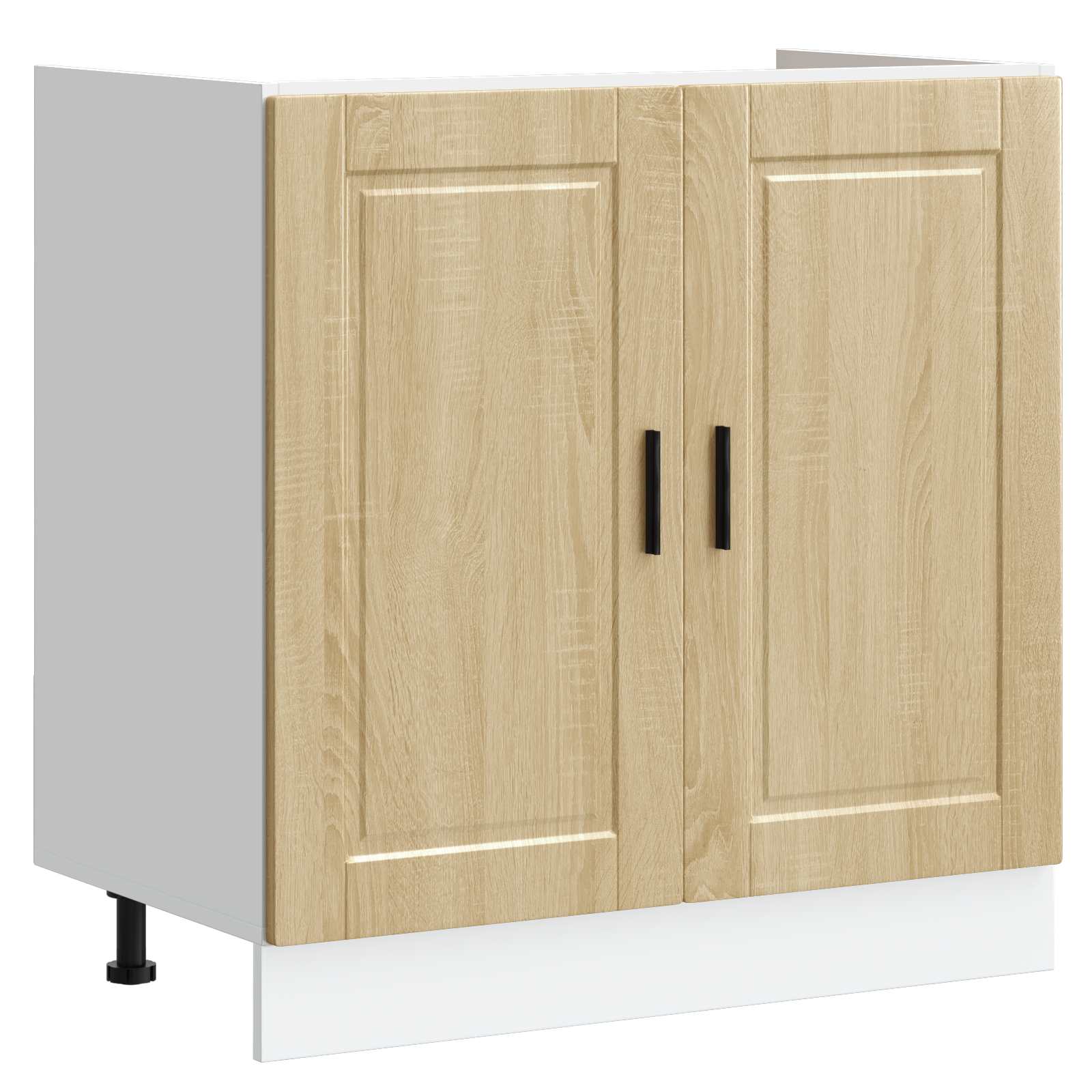 vidaXL Szafka pod zlew Porto 2 pcs Brązowy Materiał drewnopochodny