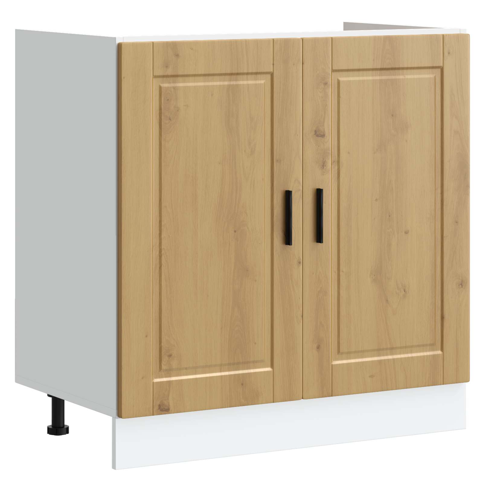 vidaXL Szafka pod zlew Porto 2 pcs Brązowy Materiał drewnopochodny