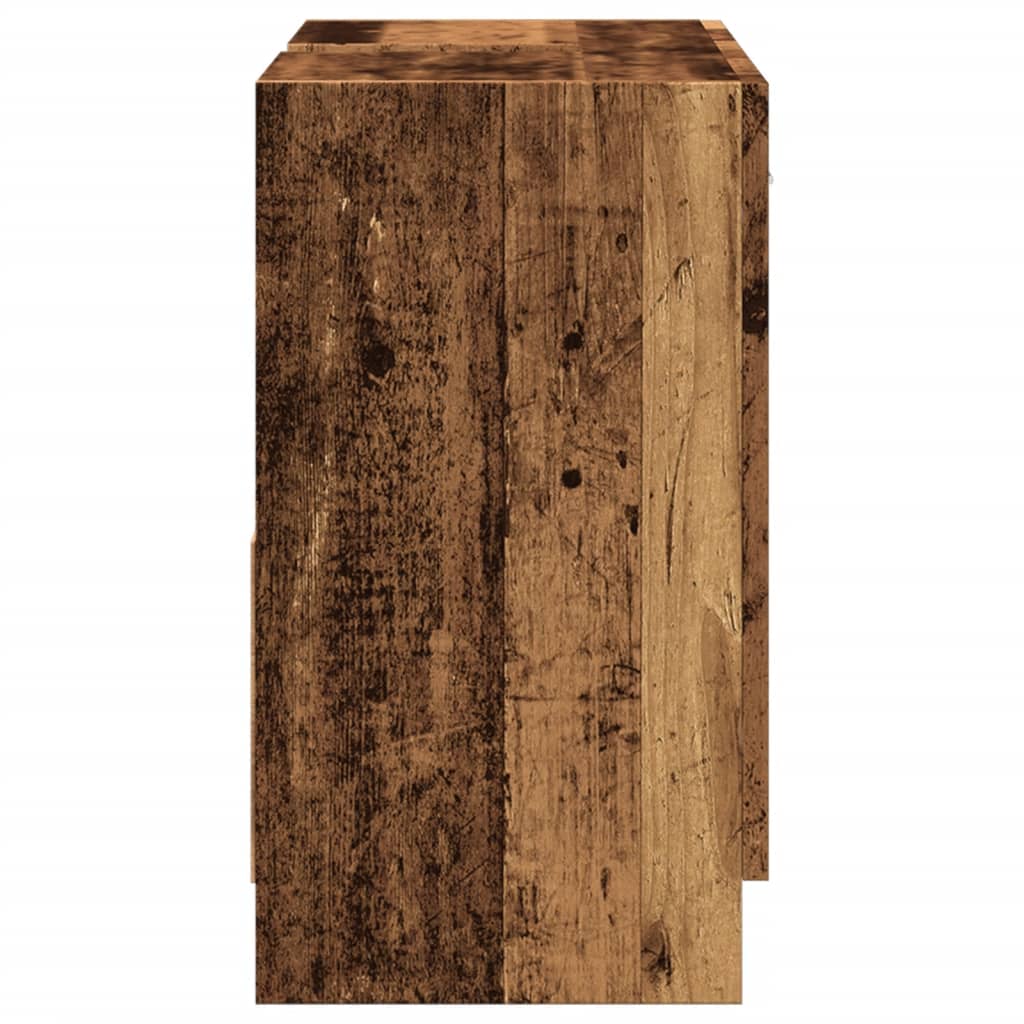 vidaXL Szafka pod umywalkę, stare drewno, 63x30x54 cm