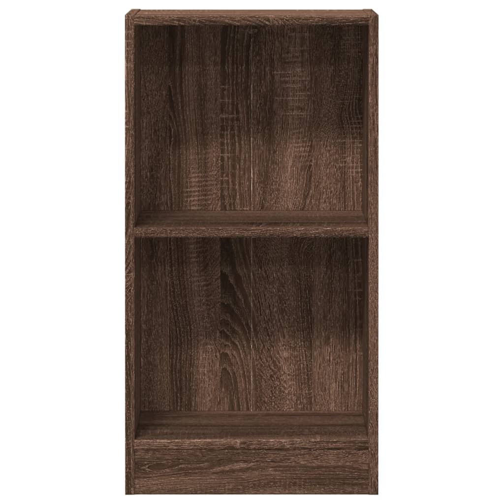 vidaXL Regał, brązowy dąb, 40x24x76 cm, materiał drewnopochodny