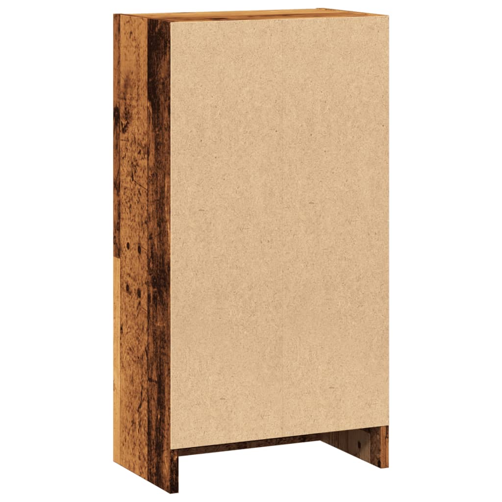vidaXL Regał, stare drewno, 40x24x76 cm, materiał drewnopochodny