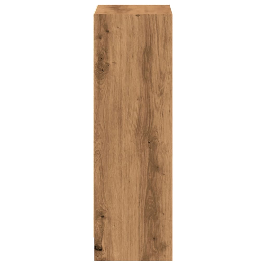 vidaXL Regał, dąb artisian, 40x24x76 cm, materiał drewnopochodny