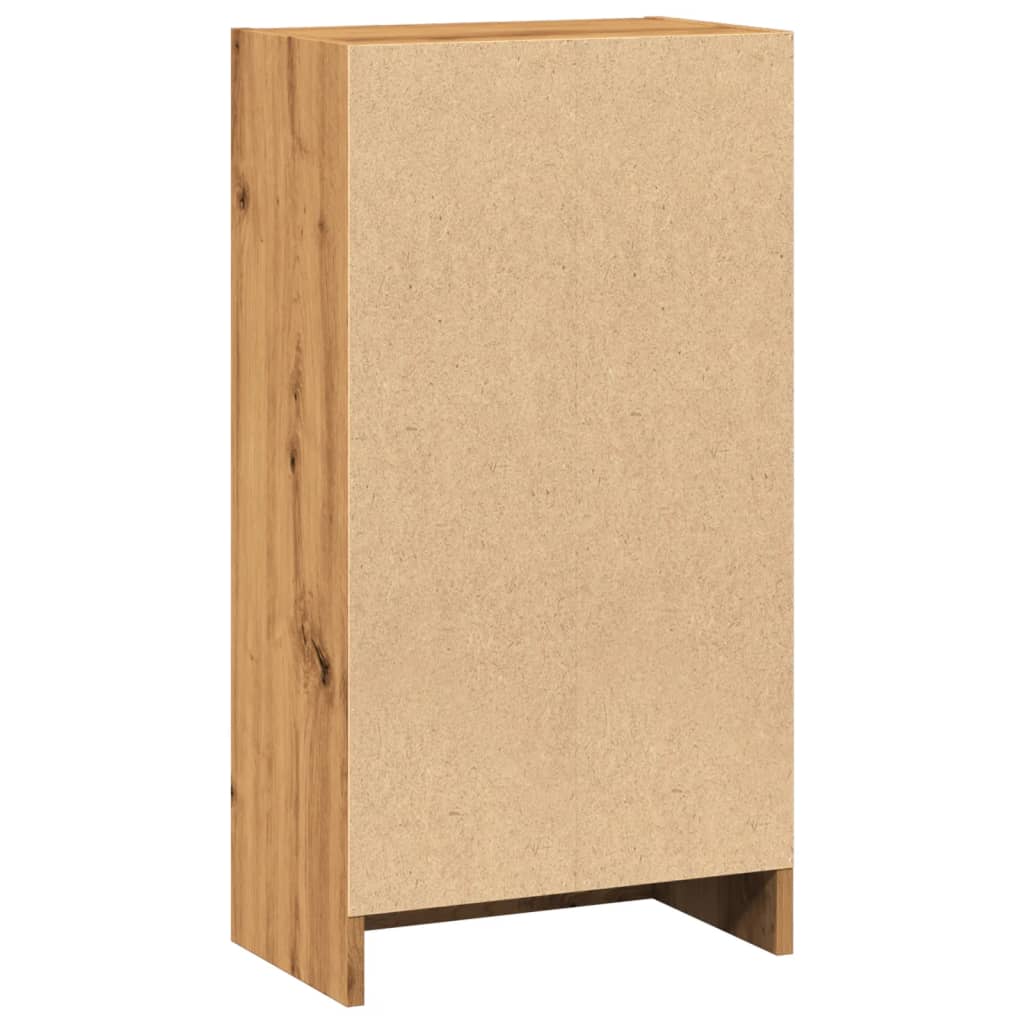 vidaXL Regał, dąb artisian, 40x24x76 cm, materiał drewnopochodny