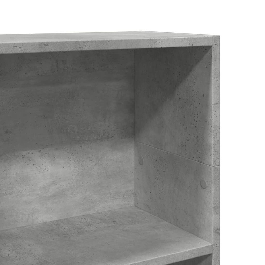 vidaXL Regał, szarość betonu, 40x24x109 cm, materiał drewnopochodny