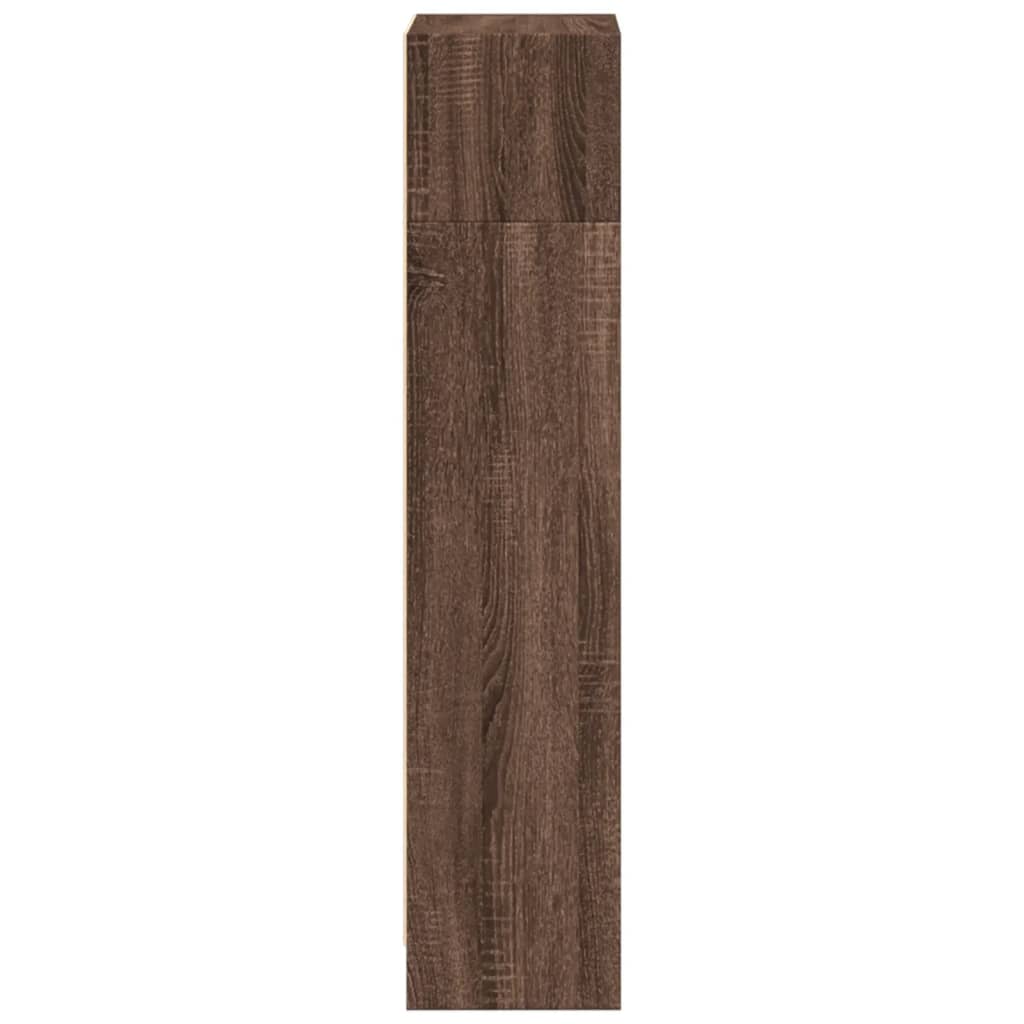 vidaXL Regał, brązowy dąb, 40x24x109 cm, materiał drewnopochodny