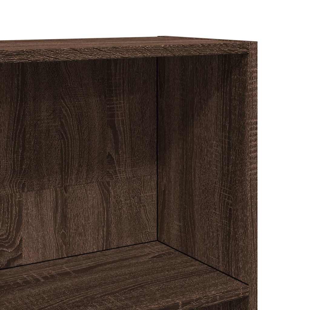 vidaXL Regał, brązowy dąb, 40x24x143 cm, materiał drewnopochodny