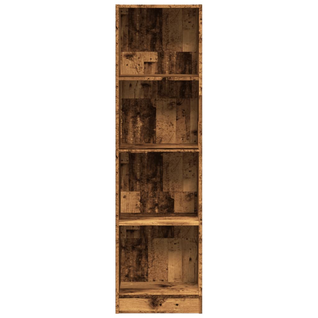 vidaXL Regał, stare drewno, 40x24x143 cm, materiał drewnopochodny