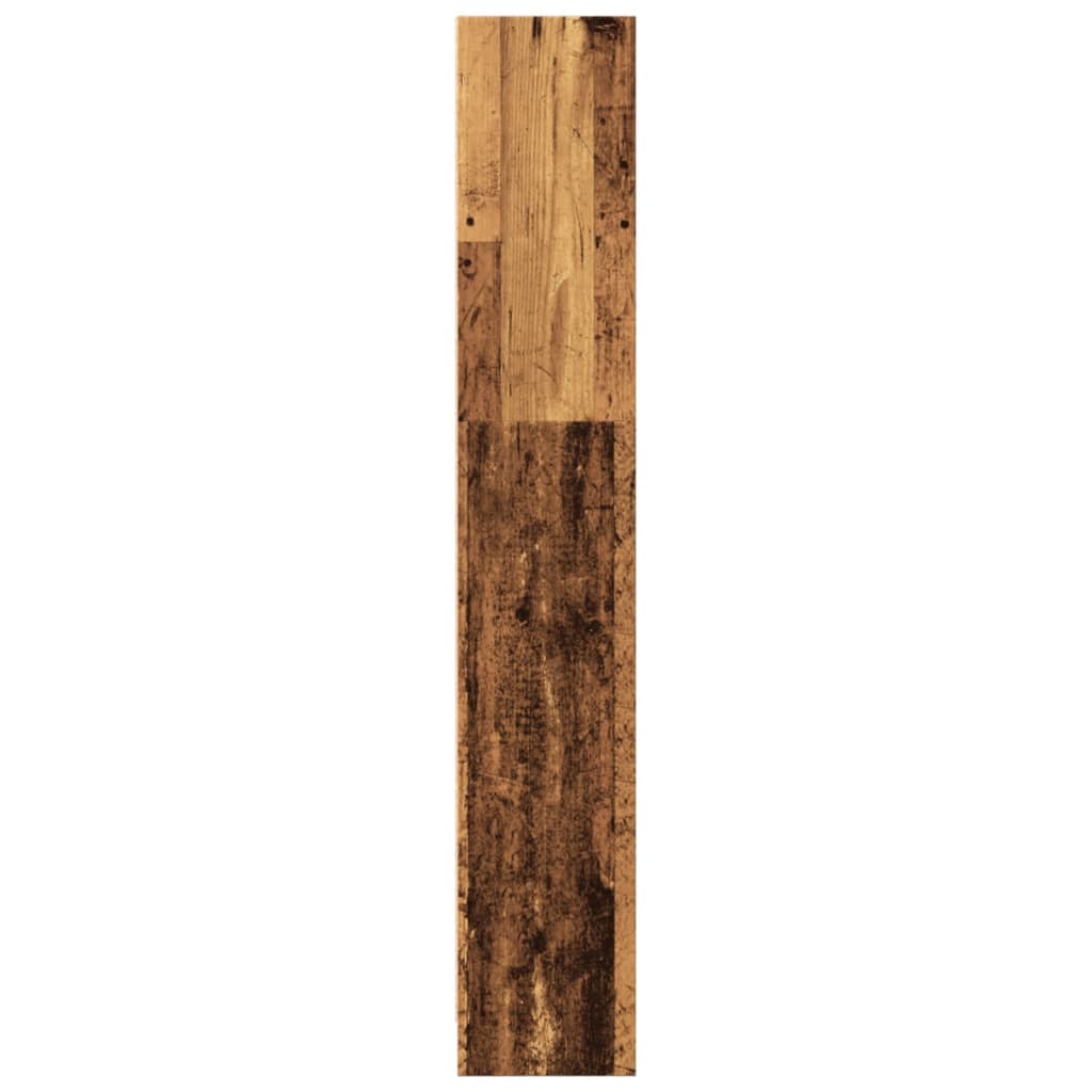 vidaXL Regał, stare drewno, 40x24x143 cm, materiał drewnopochodny