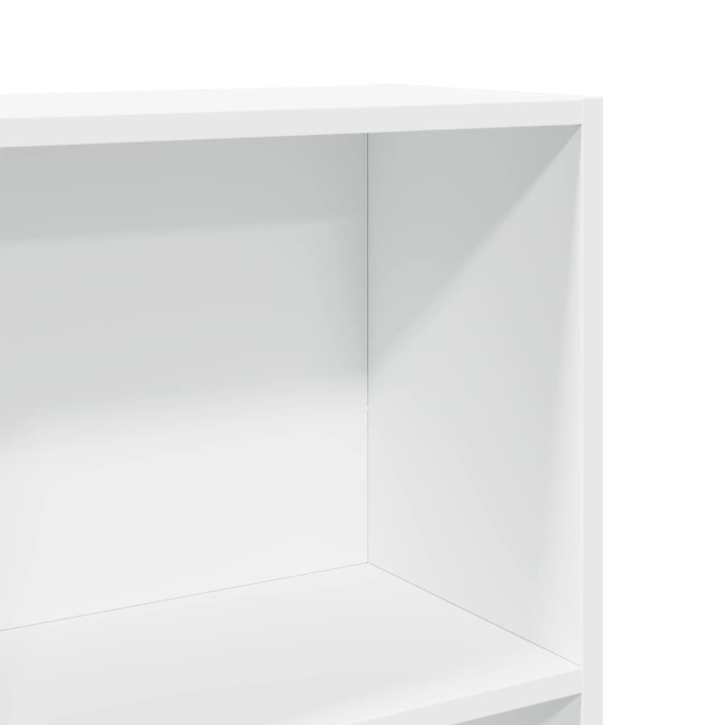 vidaXL Regał, biały, 40x24x176 cm, materiał drewnopochodny