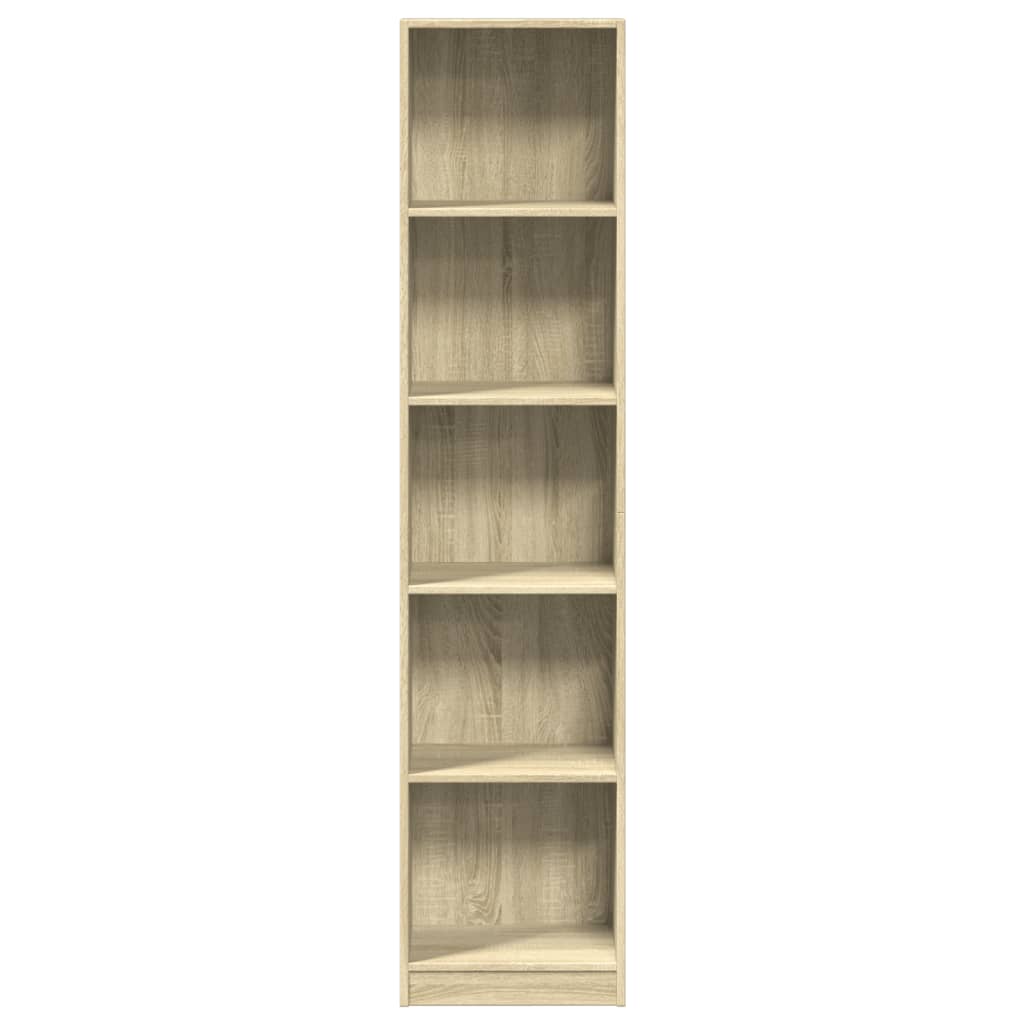 vidaXL Regał, dąb sonoma, 40x24x176 cm, materiał drewnopochodny