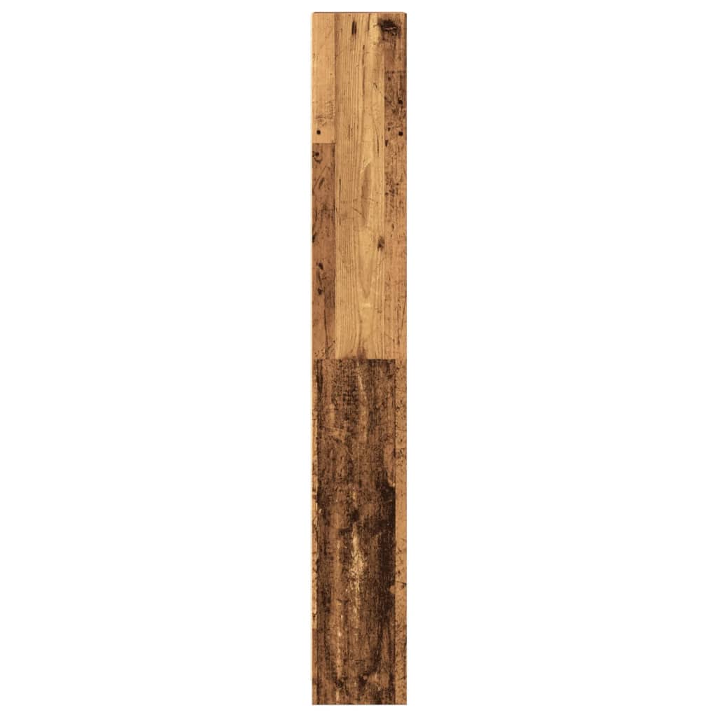 vidaXL Regał, stare drewno, 40x24x176 cm, materiał drewnopochodny