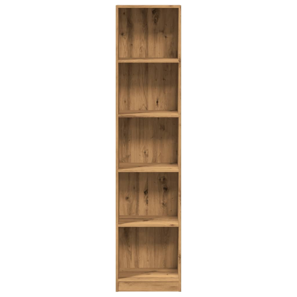 vidaXL Regał na książki Artisian Oak 40x24x176 cm Drewno konstrukcyjne