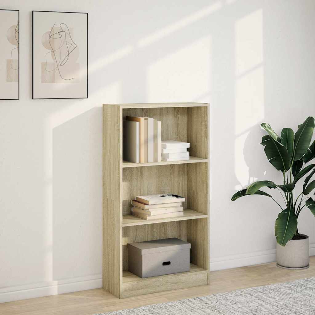 vidaXL Regał, dąb sonoma, 60x24x109 cm, materiał drewnopochodny