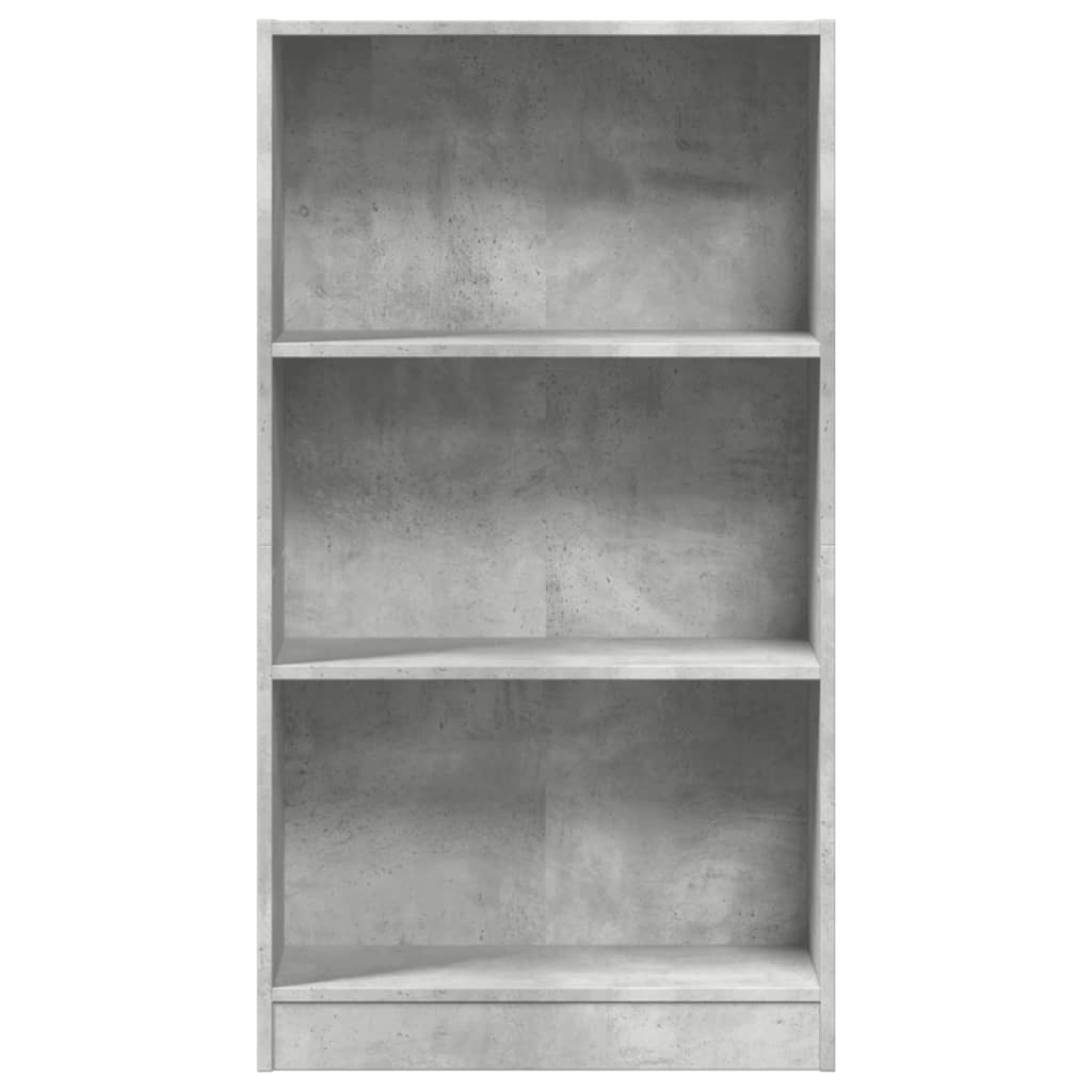 vidaXL Regał, szarość betonu, 60x24x109 cm, materiał drewnopochodny