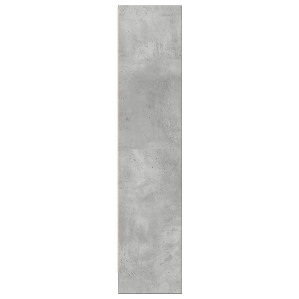 vidaXL Regał, szarość betonu, 60x24x109 cm, materiał drewnopochodny
