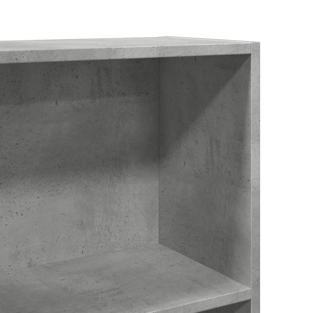 vidaXL Regał, szarość betonu, 60x24x109 cm, materiał drewnopochodny