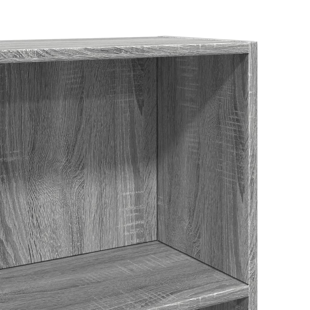 vidaXL Regał, szary dąb sonoma, 60x24x109 cm, materiał drewnopochodny