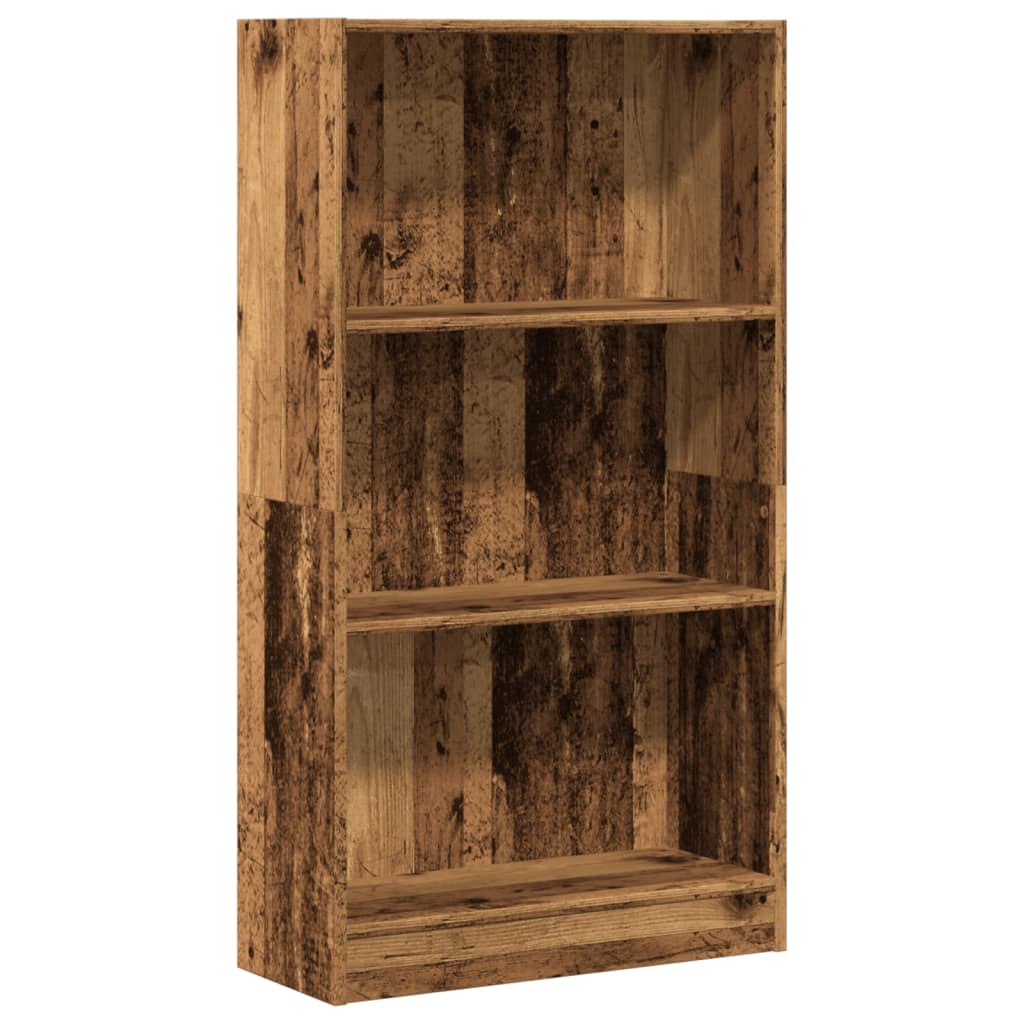 vidaXL Regał, stare drewno, 60x24x109 cm, materiał drewnopochodny