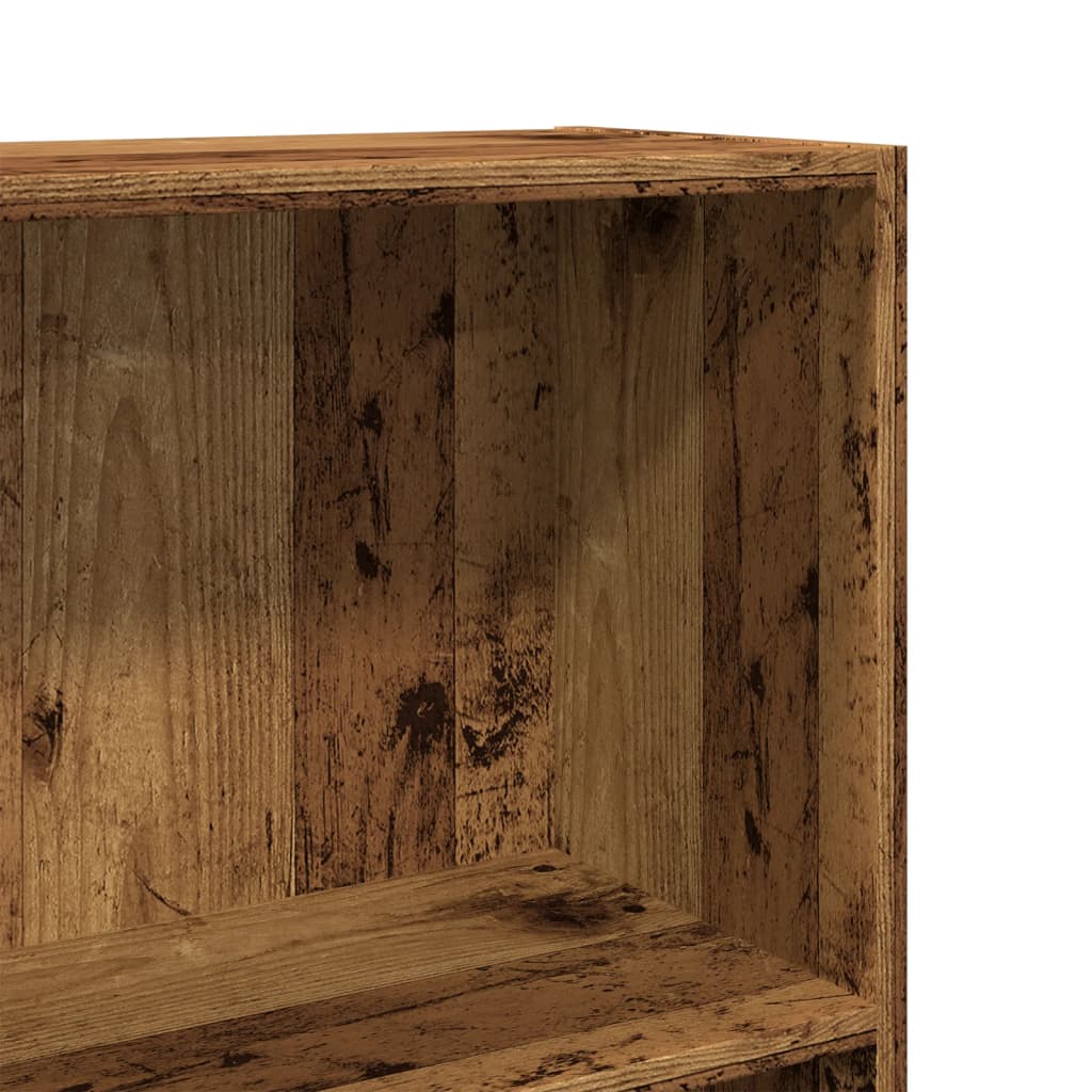 vidaXL Regał, stare drewno, 60x24x109 cm, materiał drewnopochodny