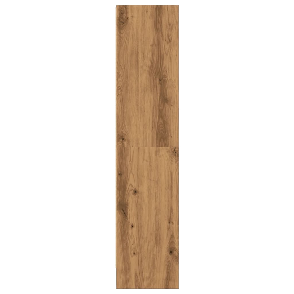 vidaXL Regał, dąb artisian, 60x24x109 cm, materiał drewnopochodny