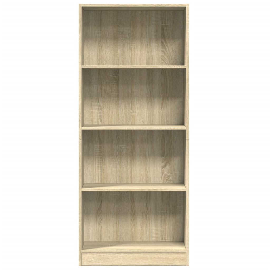 vidaXL Regał, dąb sonoma, 60x24x143 cm, materiał drewnopochodny
