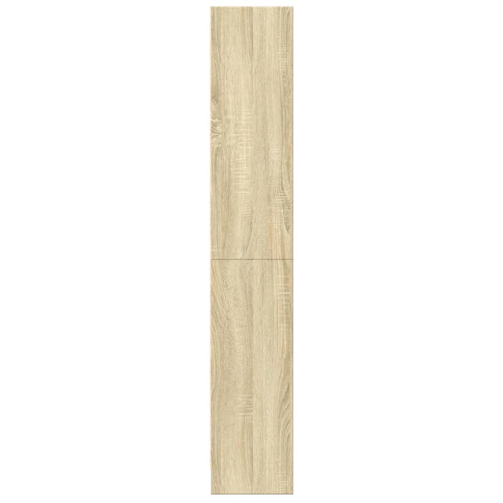 vidaXL Regał, dąb sonoma, 60x24x143 cm, materiał drewnopochodny