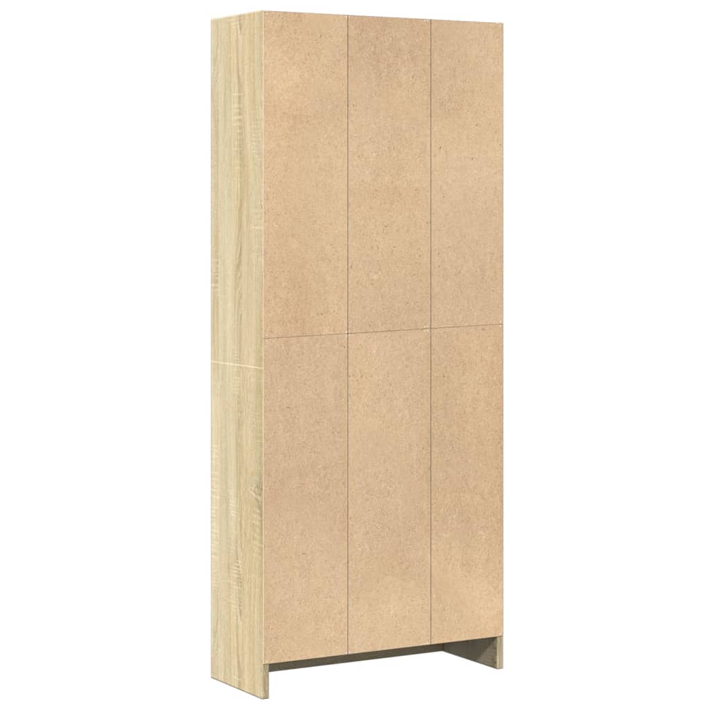 vidaXL Regał, dąb sonoma, 60x24x143 cm, materiał drewnopochodny