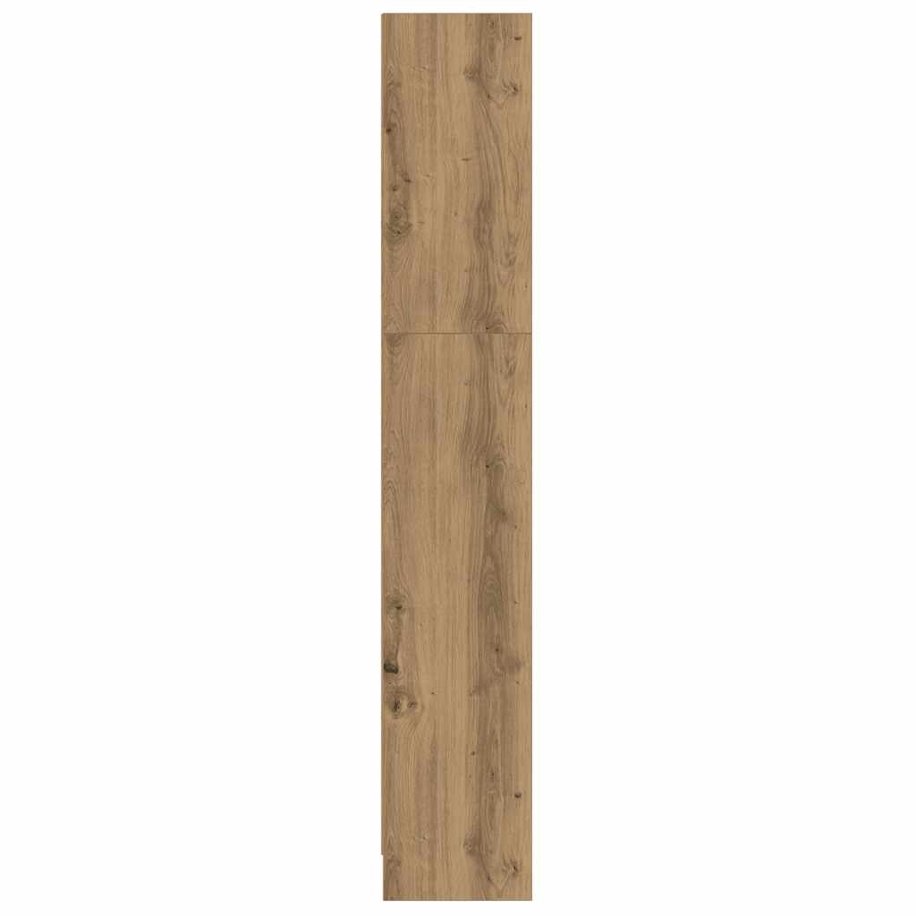 vidaXL Regał, dąb artisian, 60x24x143 cm, materiał drewnopochodny