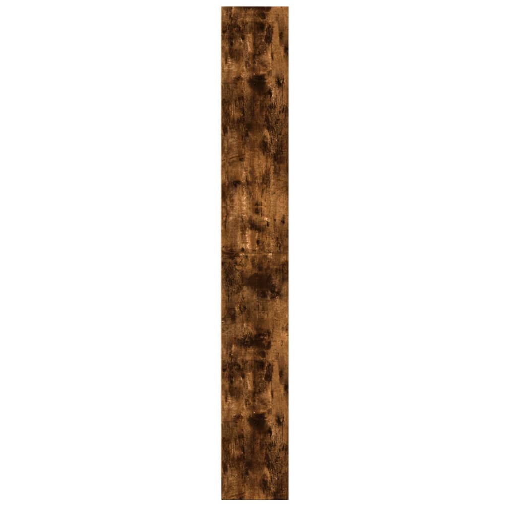 vidaXL Regał, przydymiony dąb, 60x24x176 cm, materiał drewnopochodny