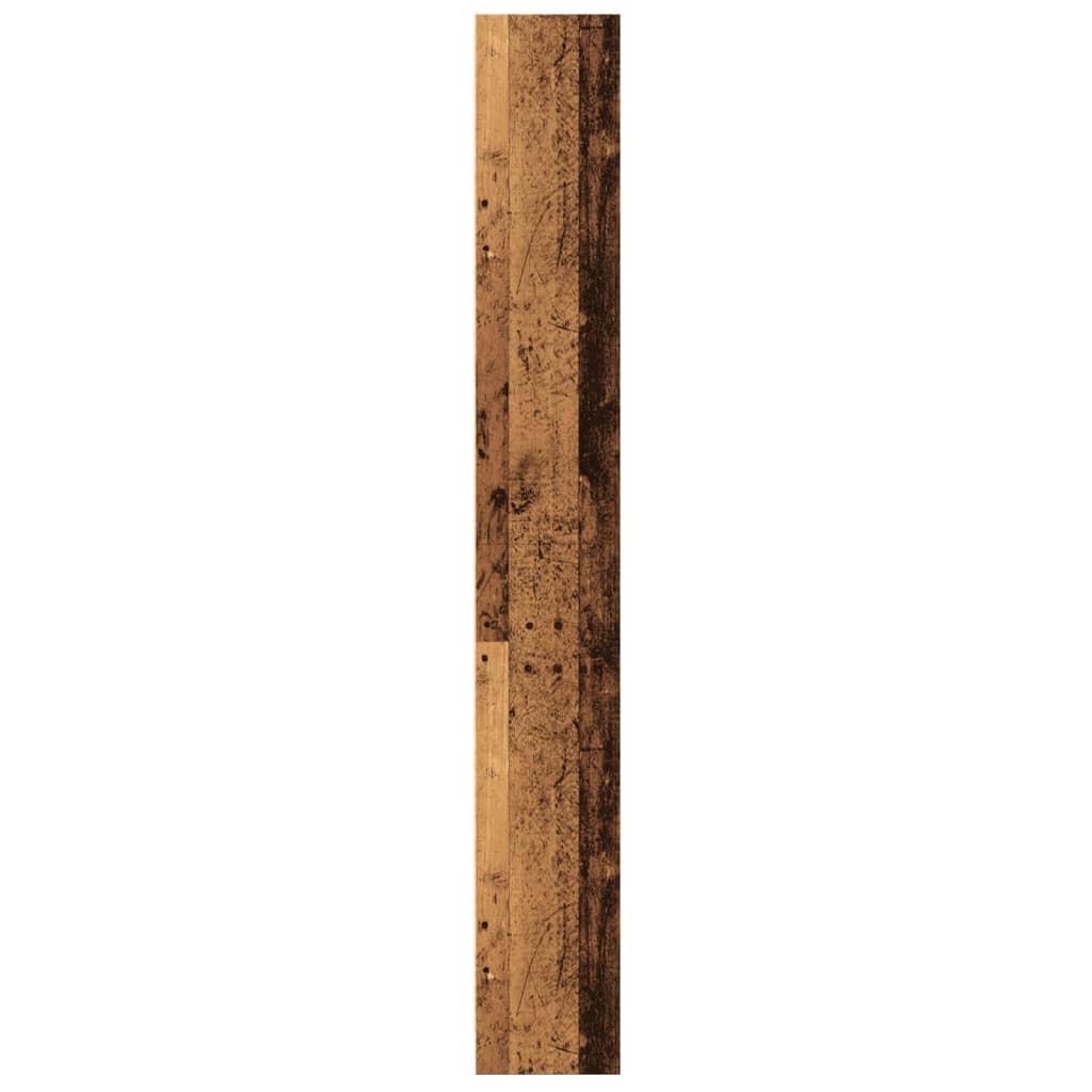 vidaXL Regał, stare drewno, 60x24x176 cm, materiał drewnopochodny