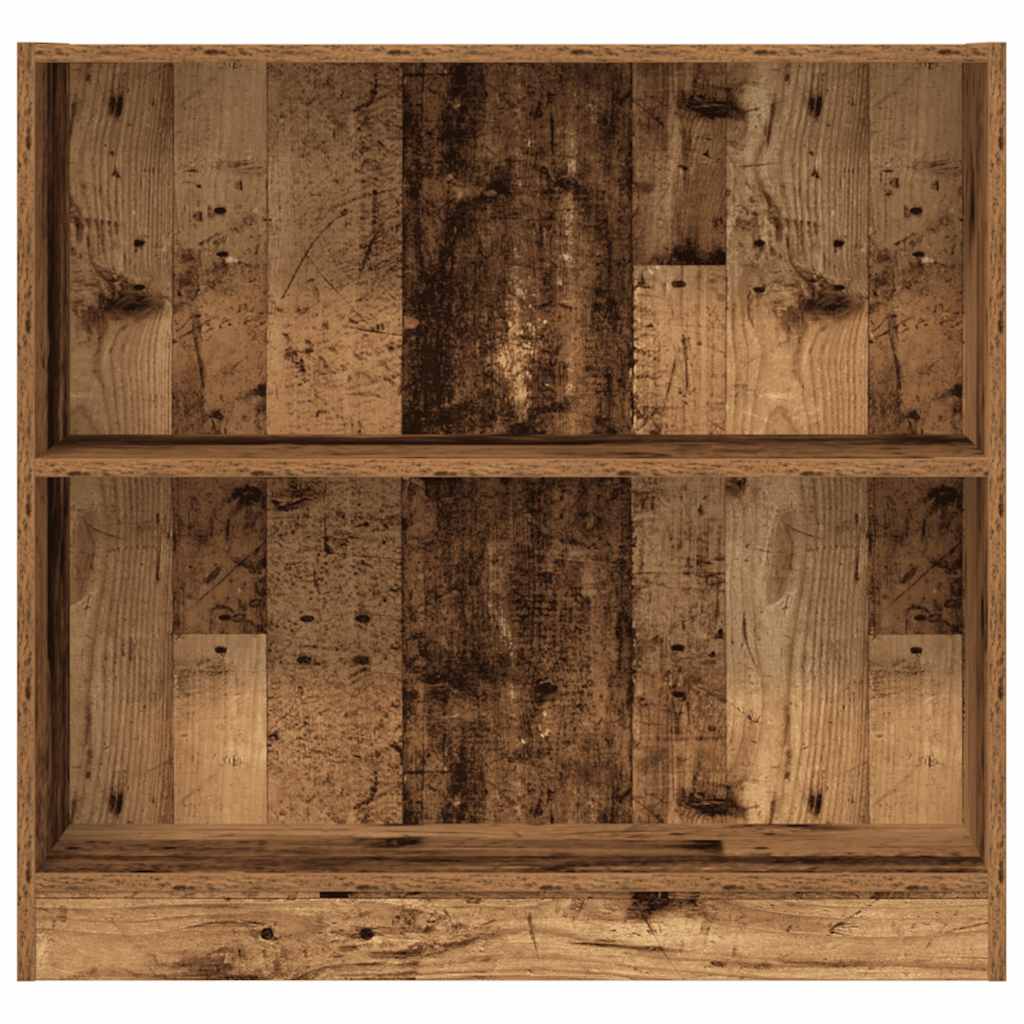 vidaXL Regał, stare drewno, 80x24x76 cm, materiał drewnopochodny