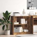 vidaXL Regał, stare drewno, 80x24x76 cm, materiał drewnopochodny