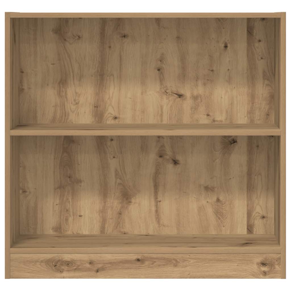 vidaXL Regał, dąb artisian, 80x24x76 cm, materiał drewnopochodny