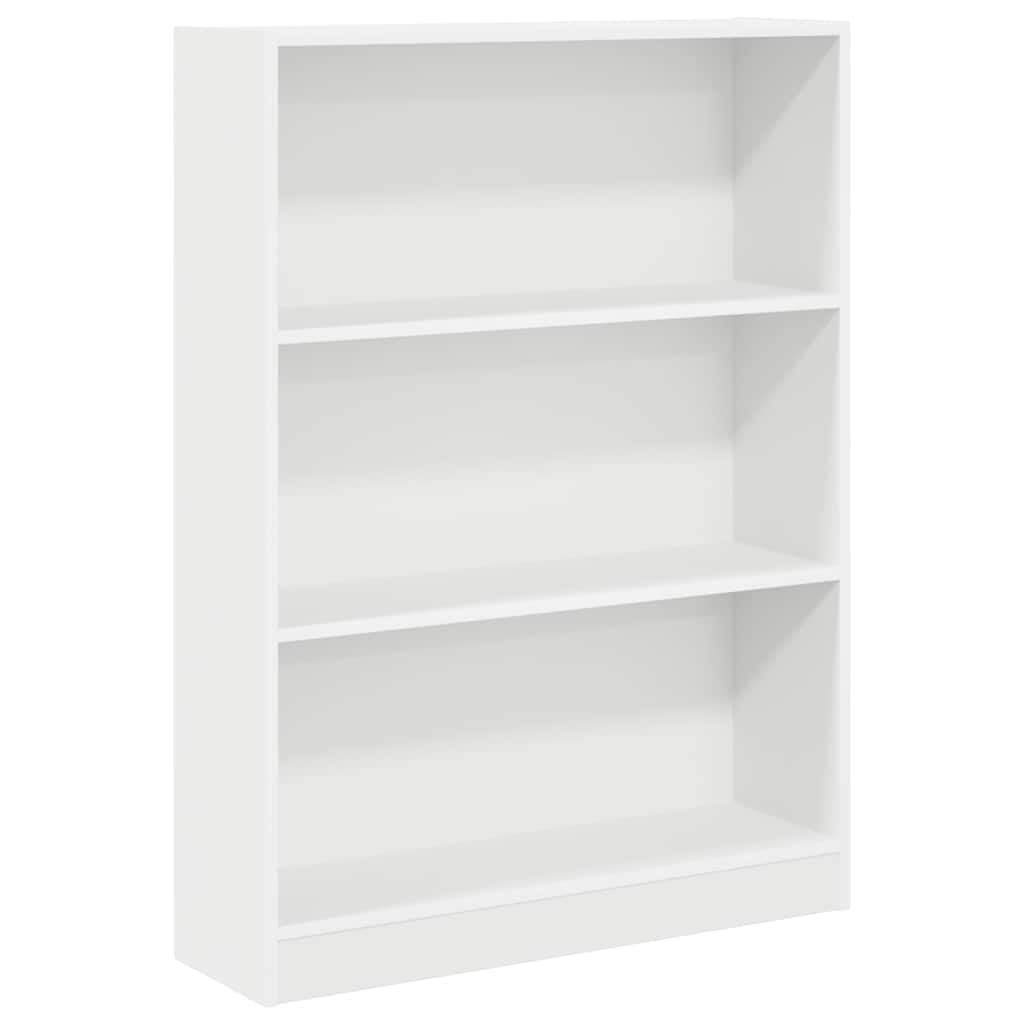 vidaXL Regał, biały, 80x24x109 cm, materiał drewnopochodny