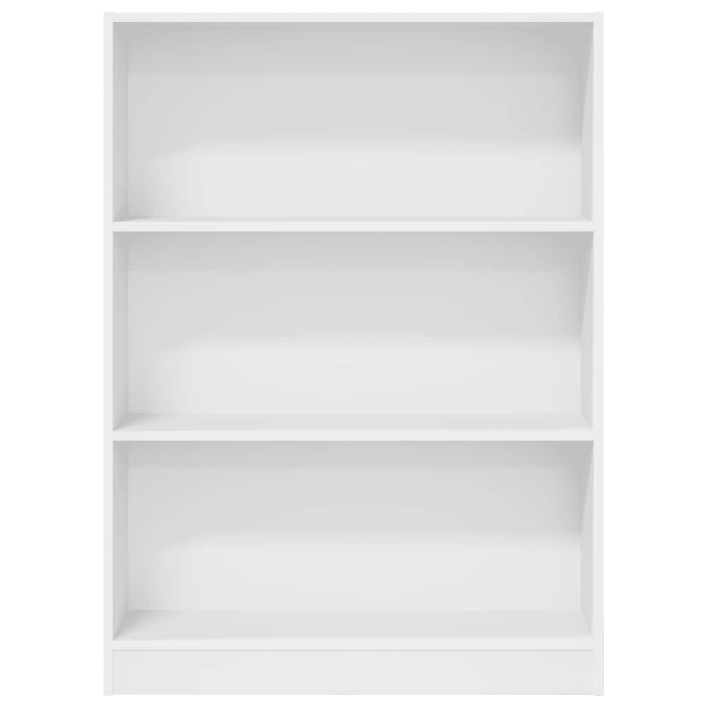 vidaXL Regał, biały, 80x24x109 cm, materiał drewnopochodny