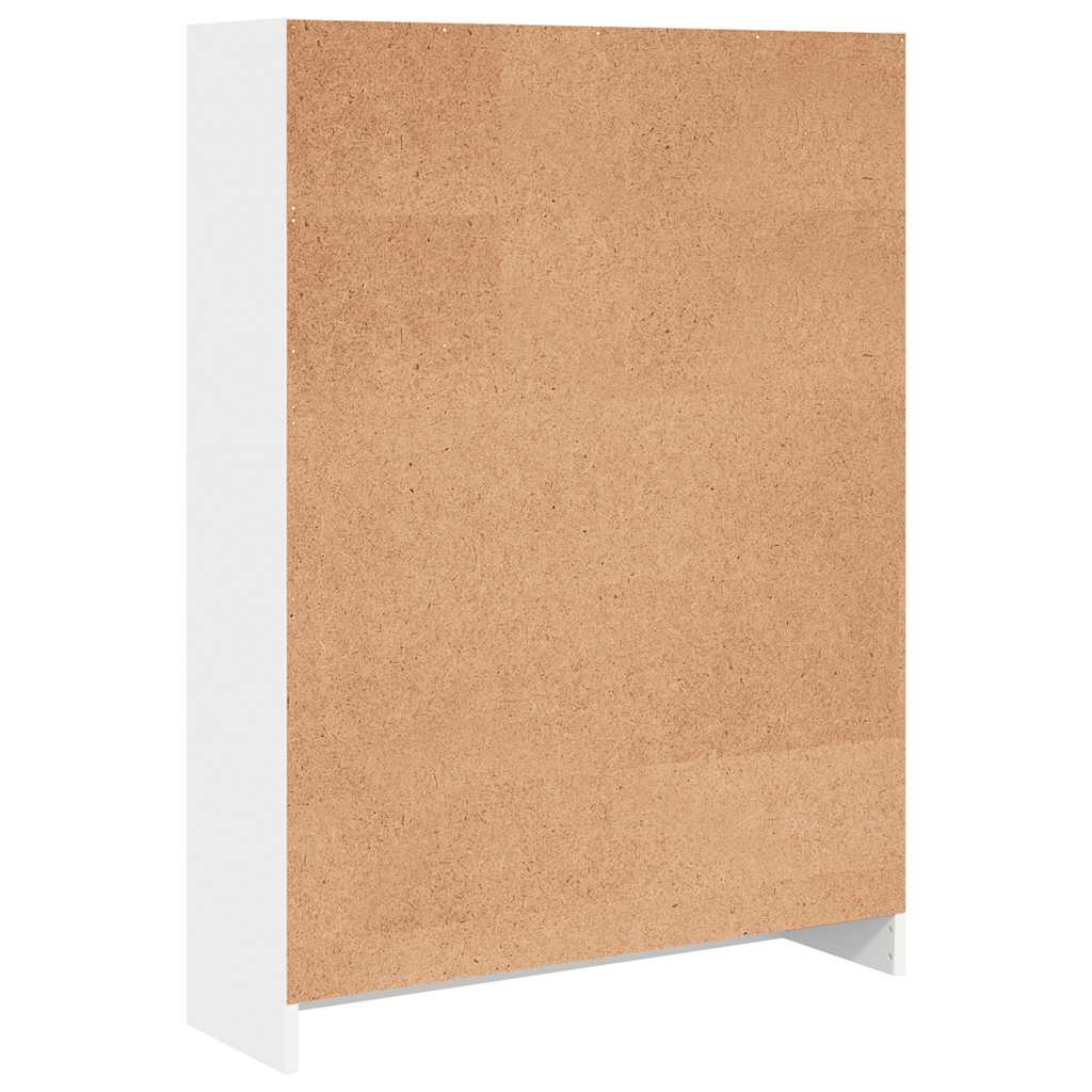 vidaXL Regał, biały, 80x24x109 cm, materiał drewnopochodny