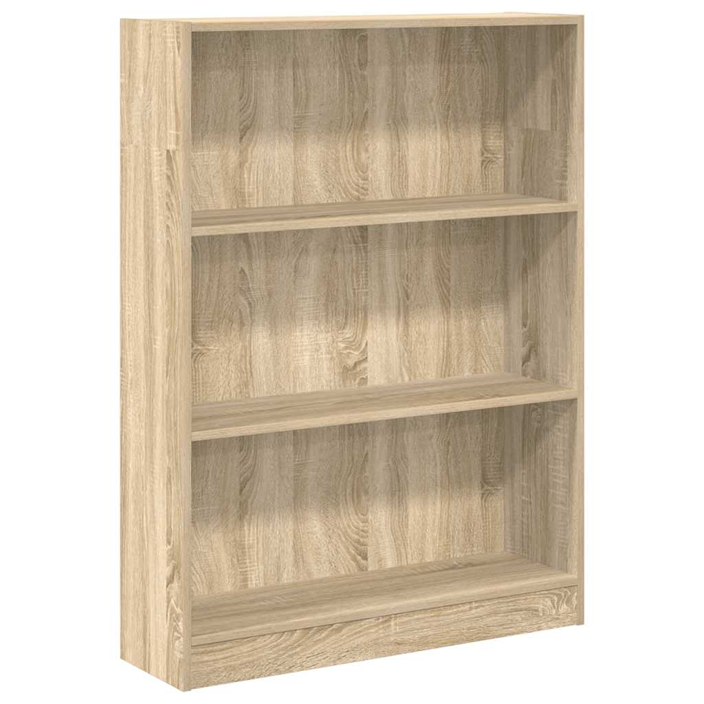vidaXL Regał, dąb sonoma, 80x24x109 cm, materiał drewnopochodny