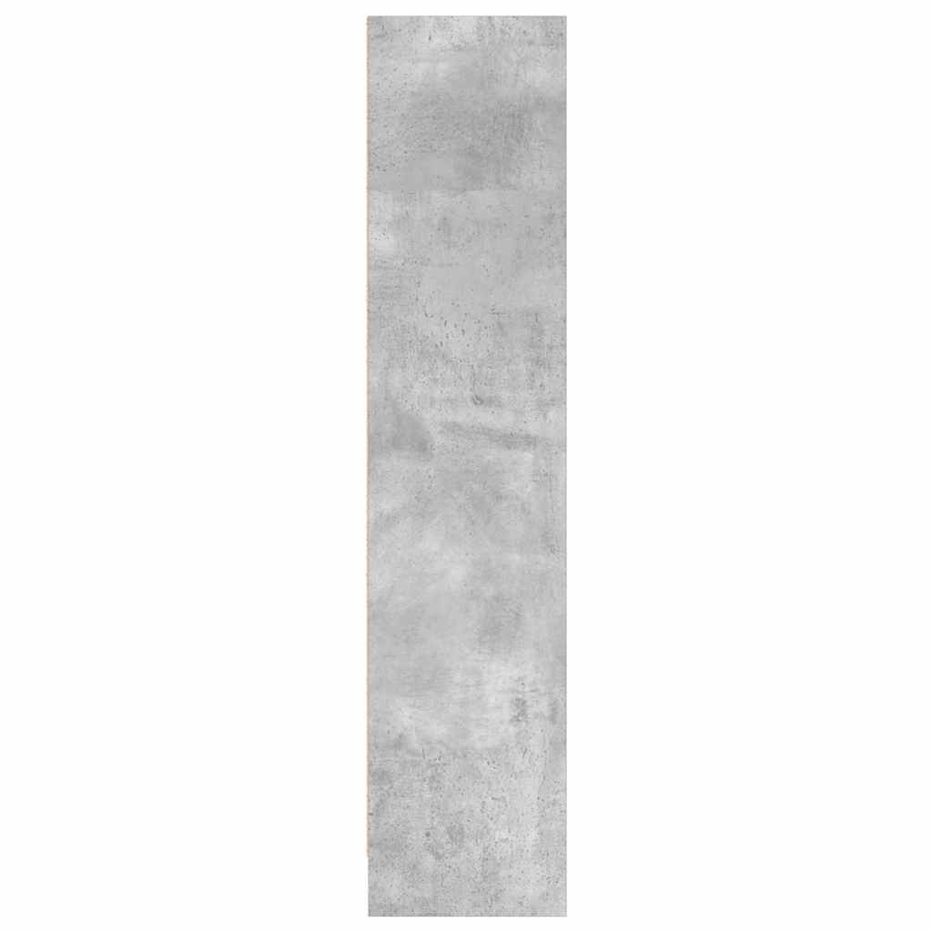 vidaXL Regał, szarość betonu, 80x24x109 cm, materiał drewnopochodny